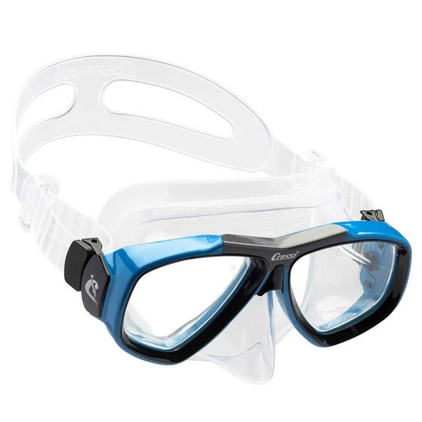 Cressi Focus Dalış Maskesi  CLEAR-BLUE