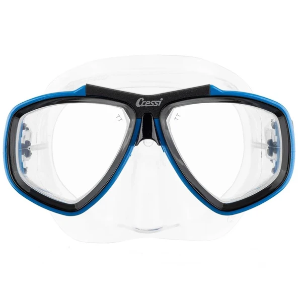 Cressi Focus Dalış Maskesi  CLEAR-BLUE - 3