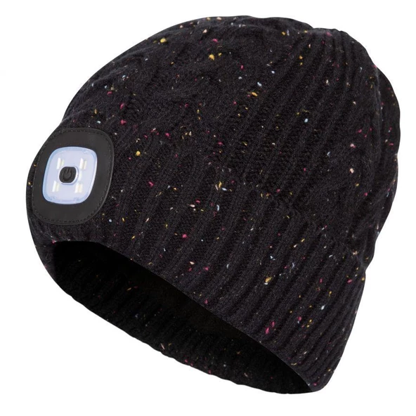 Trespass UAHSHATR0005 Dazzle - Rechargable Led Beanie Hat Unisex Bere