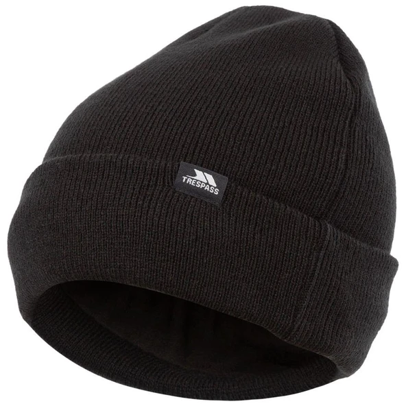 Trespass UAHSHATR0029-BLK Littlebrook - Adult Beanie Unisex Bere