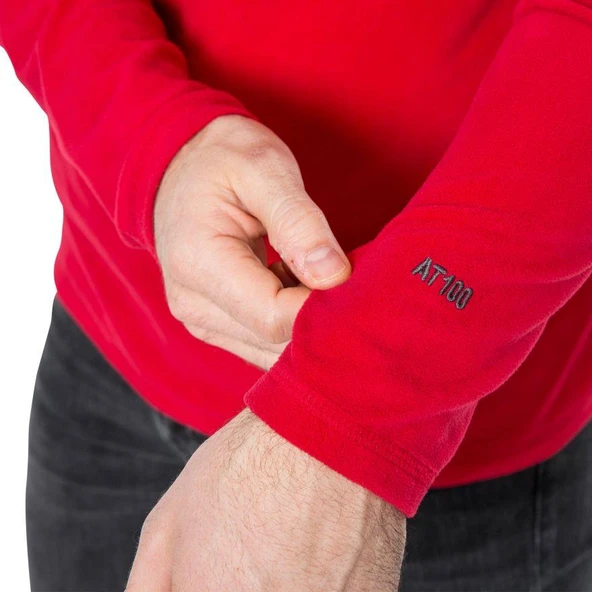 Trespass MAFLMFN10001-RED Blackford - Male Microfleece At100 Erkek Polar - 6