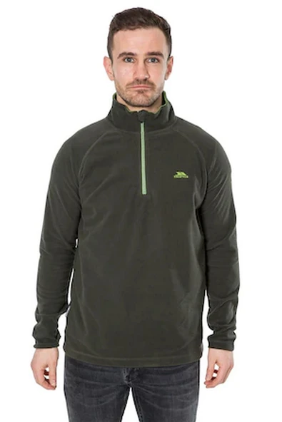 Trespass MAFLMFN10001-OLI Blackford - Male Microfleece At100 Erkek Polar - Resim 2