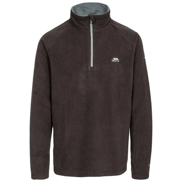 Trespass MAFLMFN10001-BLK Blackford - Male Microfleece At100 Erkek Polar