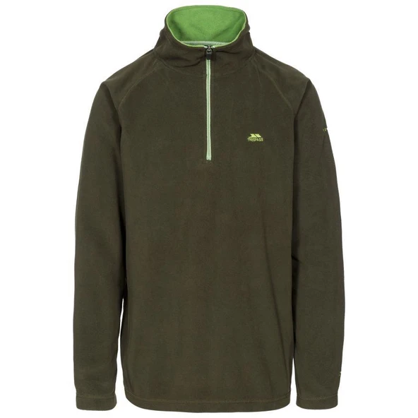 Trespass MAFLMFN10001-OLI Blackford - Male Microfleece At100 Erkek Polar