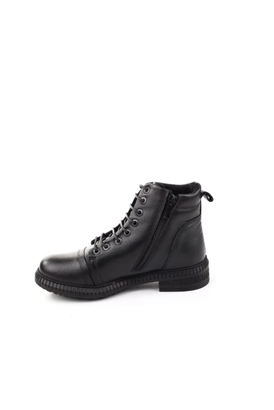 Castle Black 20911-1 Hakiki Deri Günlük Kadın Bot - Resim 3