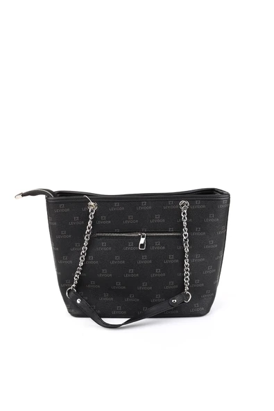 Levidor 930009 Kadın Baskılı El Omuz Çantası - Resim 5