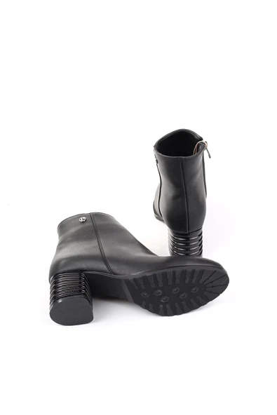 Pierre Cardin 52524 Kadın 6cm Topuk Fermuarlı Bot - Resim 9