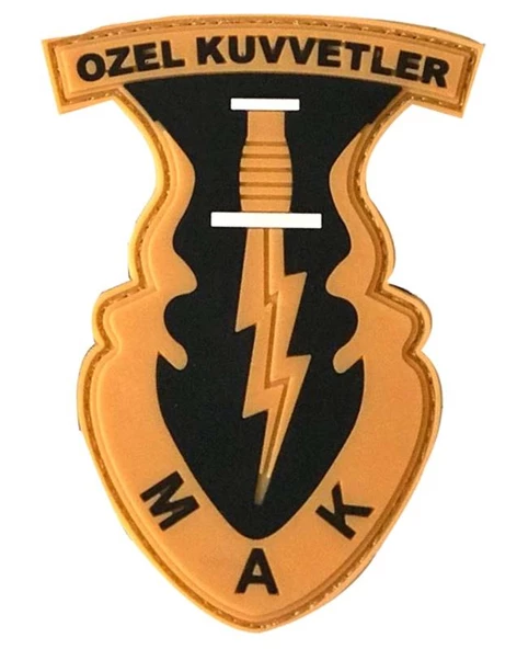 Single Sword 3d Plastik Mak Özel Kuvvetler Arması Patch - 2