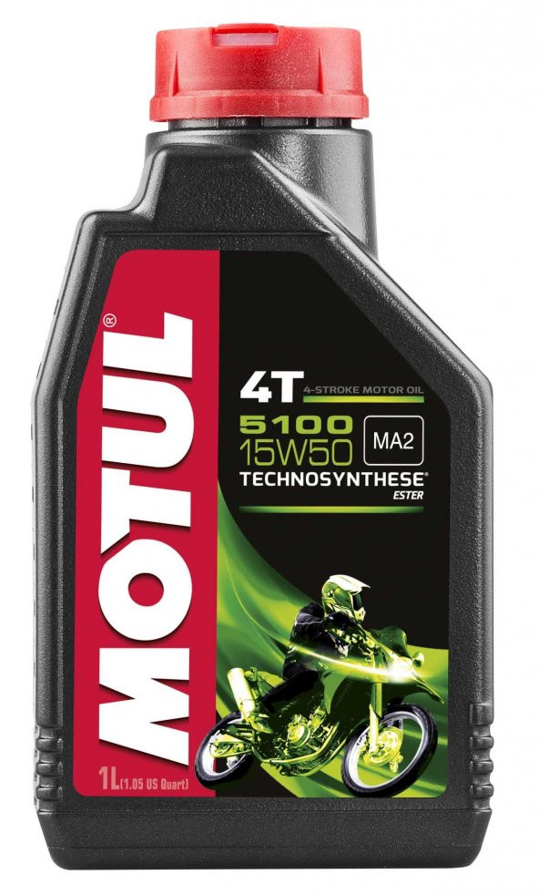 Motul 5100 15W-50 4t 1 L Motosiklet Motor Yağı - 2