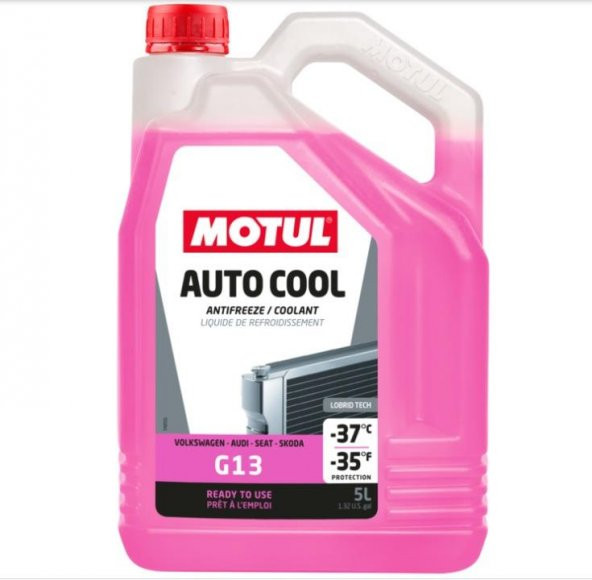Motul Auto Cool G13 -37°C Pembe Antifriz 5 Litre