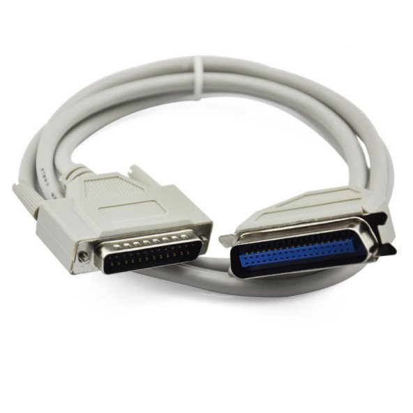 LPT paralel port DB25 pin to 36 pin dotmatrix yazıcı kablosu 1,30 cm