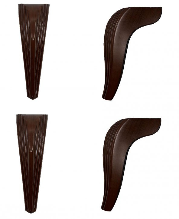 Nehir Plastik Mobilya Ayağı 18 Cm 4 Adet 0,8mm