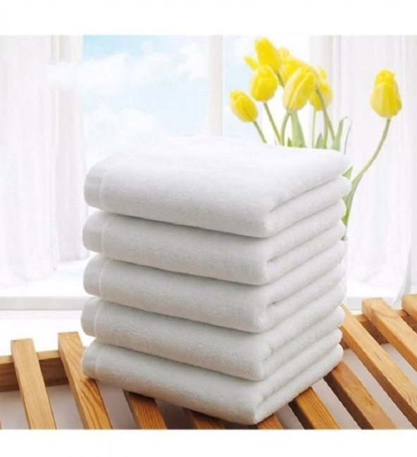 48 Adet Banyo Otel Havlusu 100 Pamuk 1. Kalite 500 Gram 70×140 Cm - 2