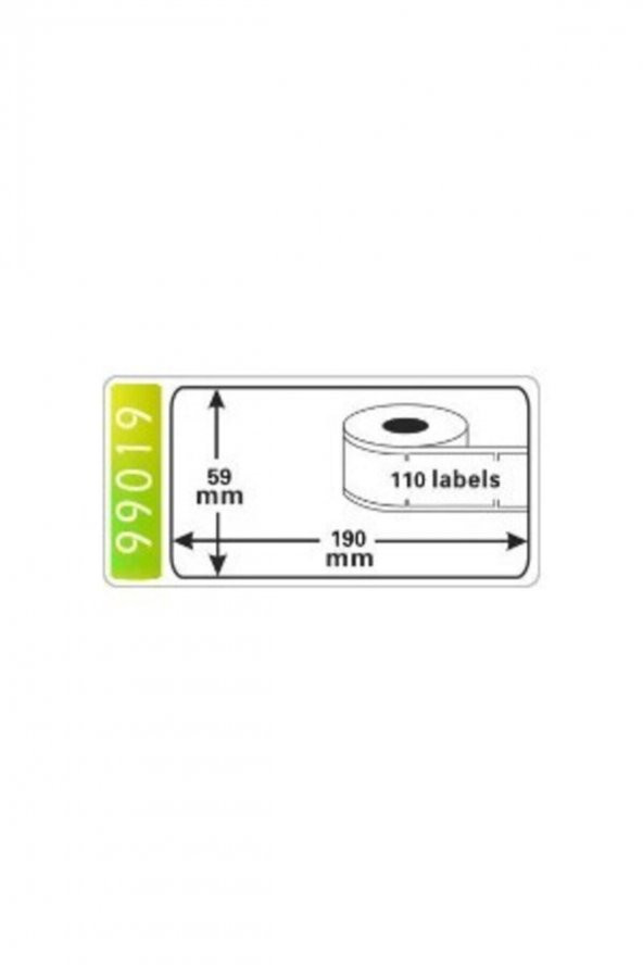 Dymo Lw Muadili Klasor Sırt Etiketi 190 Mm X 59 Mm-110 Adet - 2