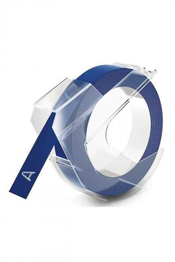 Kabartma Şerit Mavi 9mm ürün görseli