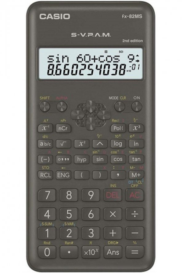 Bilimsel Fonksiyonlu Hesap Makinesi 2. Versiyon Fx-82ms