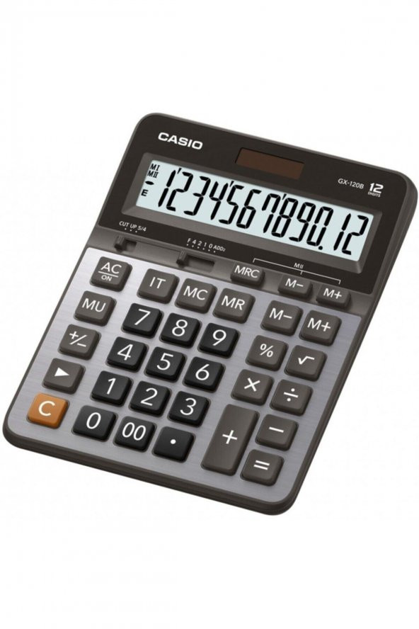 12 Hane Masa Üstü Hesap Makinesi Gx-120b ürün görseli