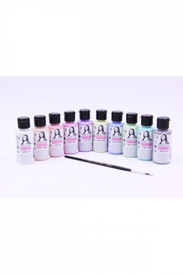 Mona Lisa Akrilik Boya Set 10 Renk 40 Ml.chalky - Resim 2