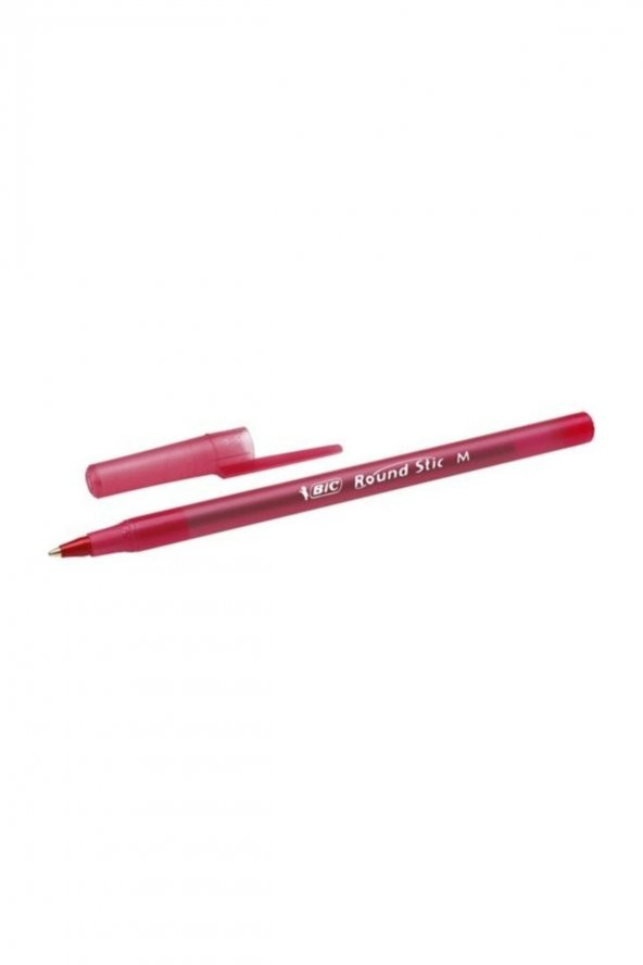 Round Stic Tükenmez Kalem Kırmızı 60lı Kutu - 3