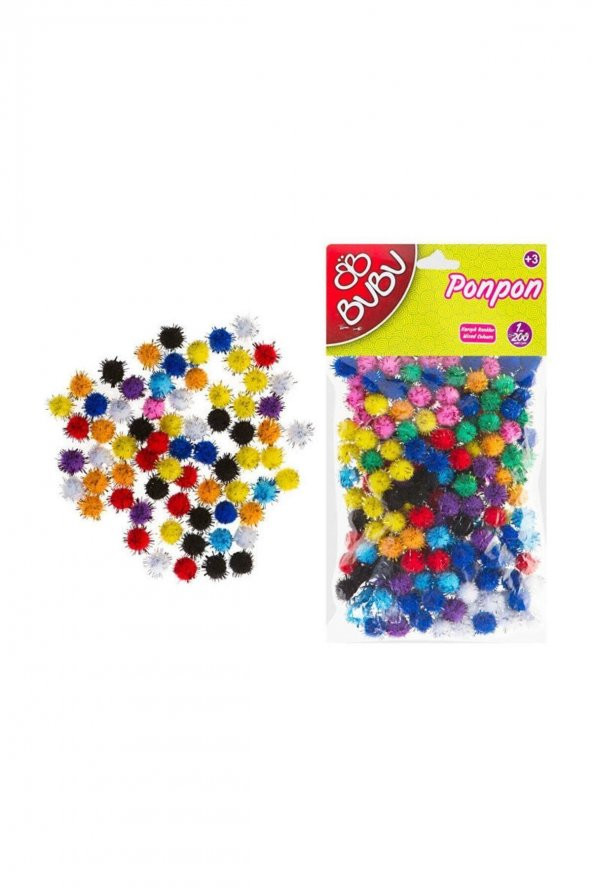 Simli Ponpon 1 Cm 200`lü Karma ürün görseli