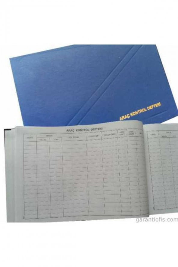 Ciltli Araç Kayıt Defteri (araç Kontrol Defteri - 96 Yaprak) - 2