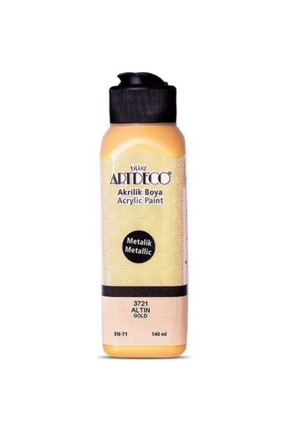 Akrilik Boya Metalik 140ml Altın Lv-y-071r