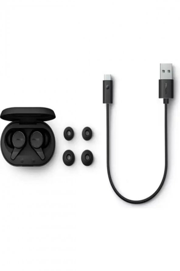 Philips Tat1207bk Gerçek Kablosuz Kulaklık (Ipx4) 6+12Sa Bt 5.2 Mono Mod Siyah - 3