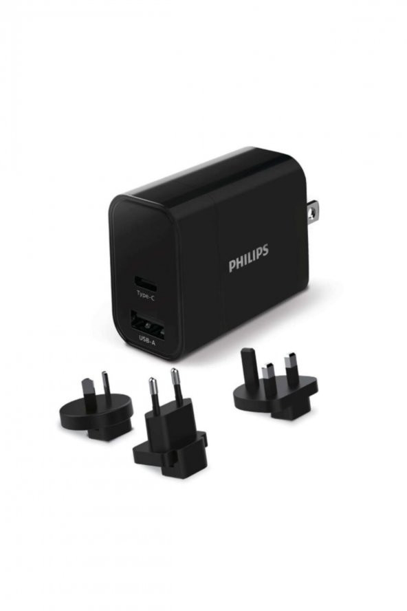 Philips DLP2621T USB-A & USB-C Seyahat Adaptörü