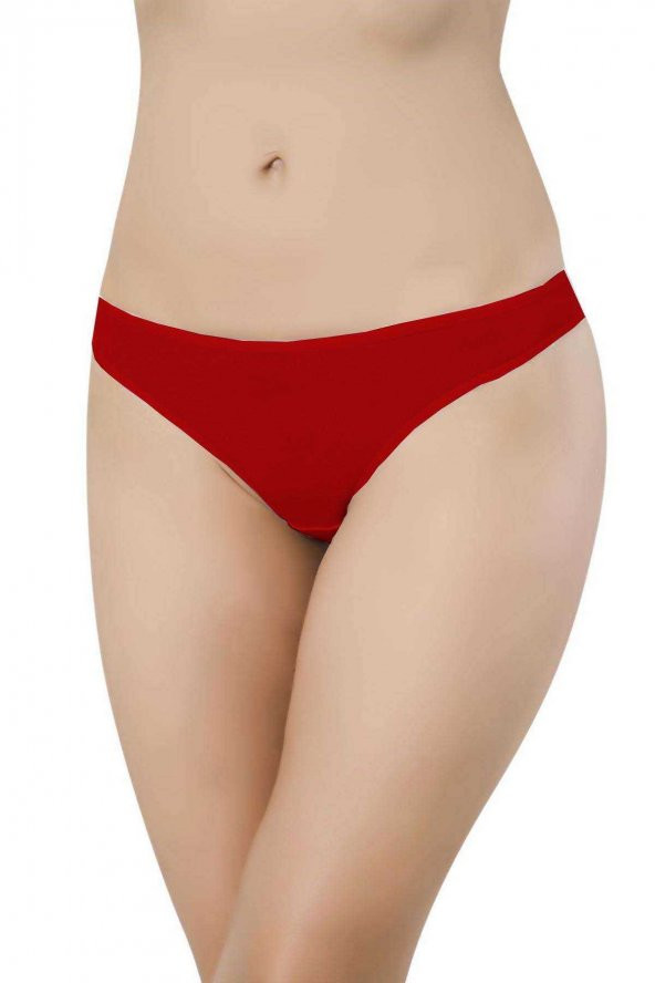 7 adet Süper Eko Set Likralı Kadın Slip Külot Çok Renkli - 8