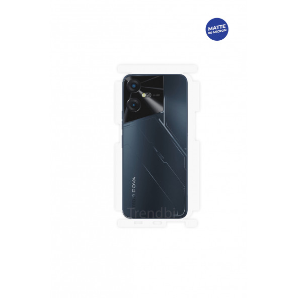 TECNO POVA NEO 3 MAT ARKA VE YAN KORUYUCU TPU  FİLM ürün görseli
