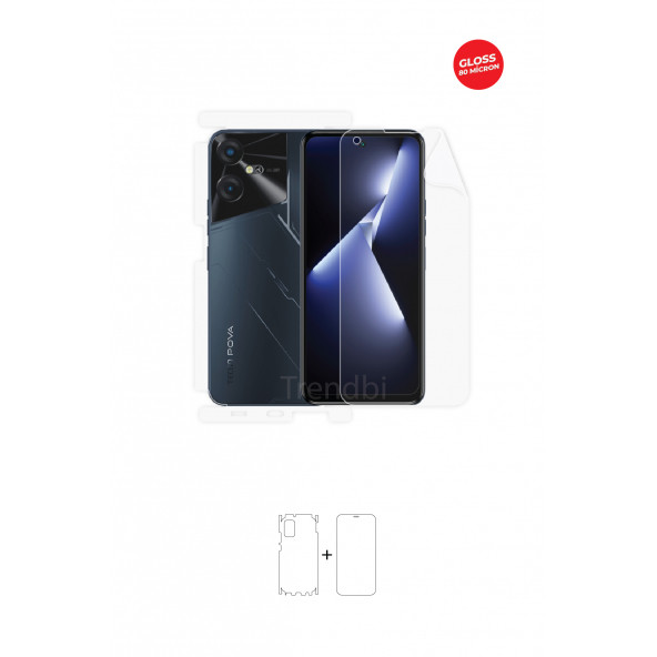 TECNO POVA NEO 3 ÖN,ARKA VE YAN 360 DERECE FULL BODY KORUYUCU TPU FİLM ürün görseli