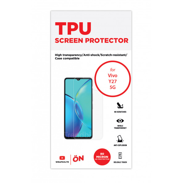VİVO Y27 5G EKRAN KORUYUCU ESNEK TPU FİLM - 2