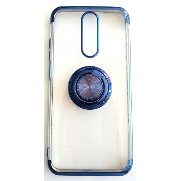 Xiaomi Redmi 8/8A Manyetik Mıknatıslı Yüzüklü Silikon Kılıf