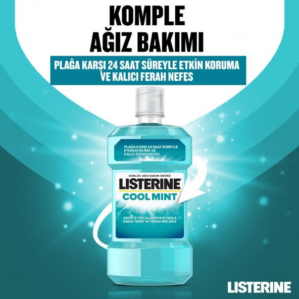 Lısterıne Cool Mınt Ağız Bakım Suyu 500x2 1000 Ml - 2