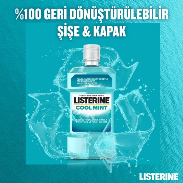 Lısterıne Cool Mınt Ağız Bakım Suyu 500x4 2000 Ml - 5