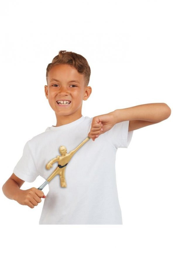 Giochi Preziosi Stretch Mini Starwars TR407000 07951 C-3PO,Mini C-3PO Figürü - 3