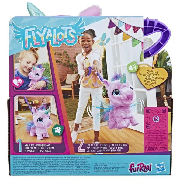 Hasbro Furreal Uçan Unicorn Flitter F6372, Uçan Unicorn Peluş Oyuncak - 6
