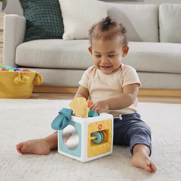 Fisher Price Eğlenceli Aktivite Küpü HML64,Bebekler İçin Aktivite Küpü - 3