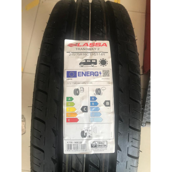 LASSA 215 75  16 TRANSVAY 2 YAZ LASTİĞİ 10 KAT (MODEL 2023)