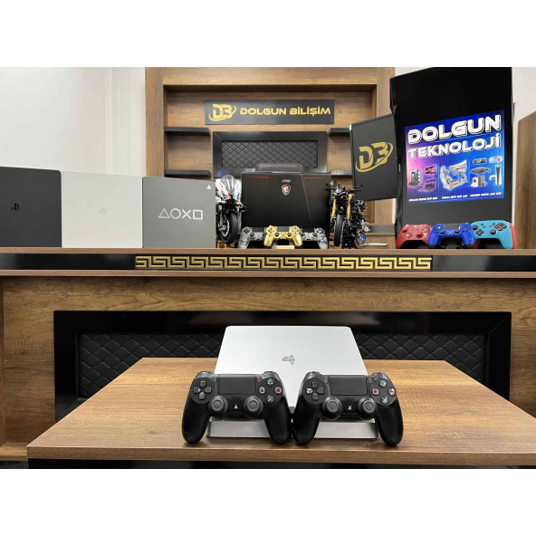 PlayStation 4 Slim Gri 1 TB Çift Kol  Playstation4 - ps4 - PS4 - Ps4 (İKİNCİ EL)