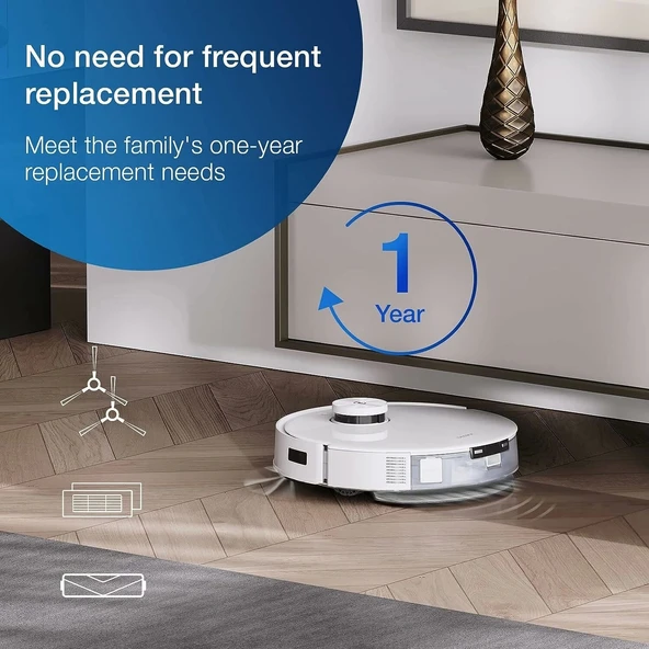 ECOVACS Aksesuar Paketi (Yedek Fırçalar ve Filtreler) - T10 Omni/X1 Omni - 4