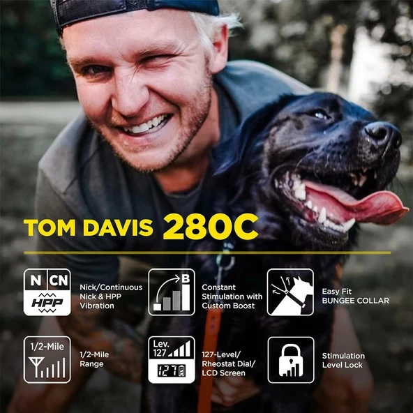 Dogtra Tom Davis 280C Uzaktan Köpek Eğitimi E-Yakasını Güçlendir ve Kilitle - 2