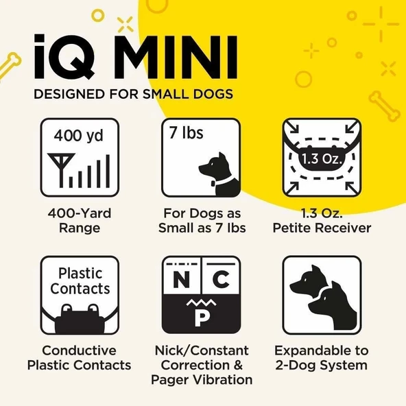 Dogtra iQ Mini Şarj Edilebilir Su Geçirmez Mini Uzaktan Köpek Eğitimi - 2