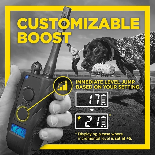 Dogtra 1900S Black Güçlendirme ve Kilitleme E-Yaka Uzaktan Köpek Eğitmeni - 4