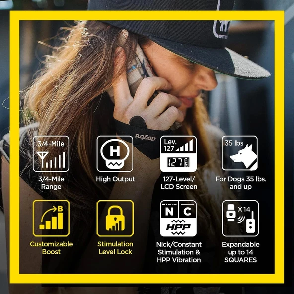 Dogtra 1900S HANDSFREE Plus Güçlendir ve Kilitle, Uzaktan Köpek Eğitimi - 3