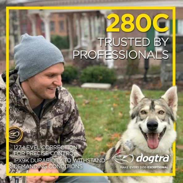 Dogtra 280C Su Geçirmez, Hassas Kontrol LCD Ekran - Uzaktan Eğitim Köpek - 2