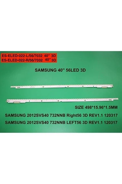 SAMSUNG 2012SVS40 7032NNB 40ES6100 40ES5500 SAMSUNG LED BAR ürün görseli 1