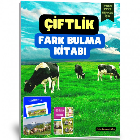 Herkes İçin Fark Bulma Kitabı- 50 Tam Sayfa Fark Bulma) ürün görseli 1