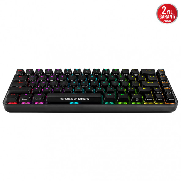 Asus Rog Falchion Nx Red Switch Türkçe Rgb Mekanik Kablosuz Tkl Gaming Klavye - 2