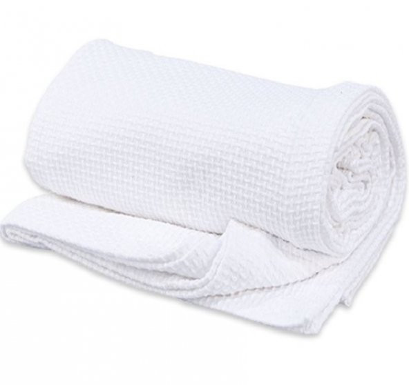 5 Adet Beyaz Tek Kişilik Otel Tipi 100 Pamuk Koton Pike Örtüsü 160×220 Cm - 2